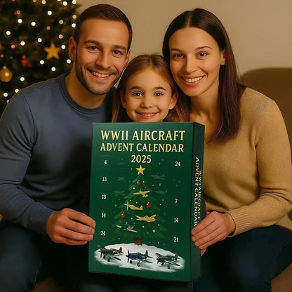 Aircraft Advent Calendar 24 WWII Miniatures Plastic & Metal Models
