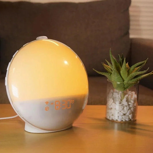 Alarm Clock Adjustable Light FM Radio & Night Light