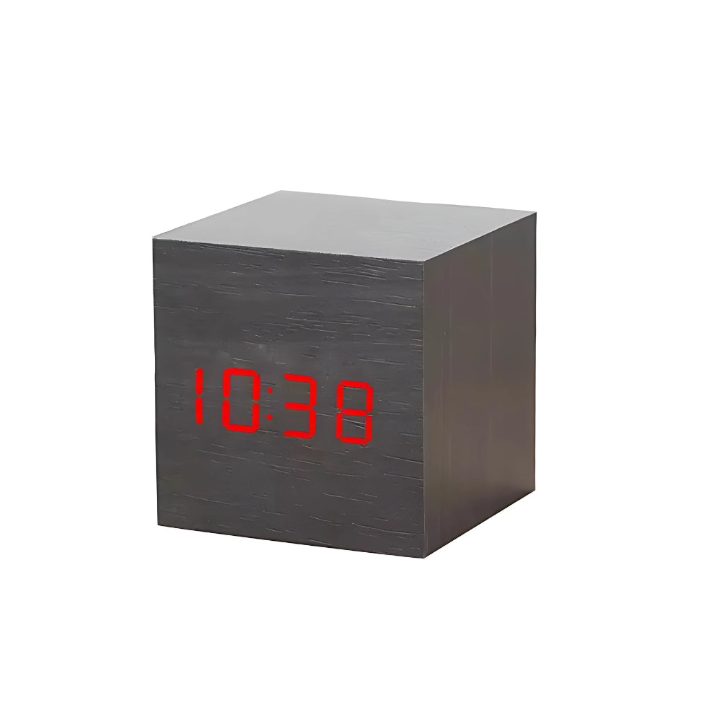 Alarm Clock LED Time & Temperature 3 Programmable Alarms