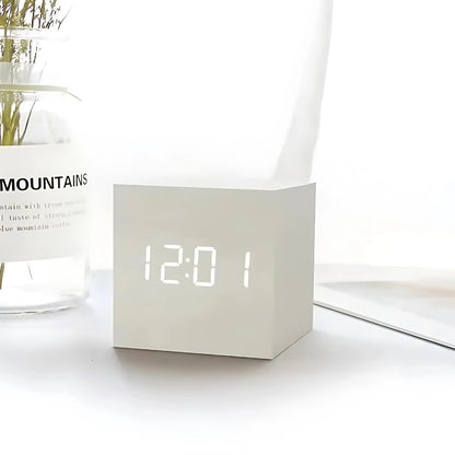 Alarm Clock LED Time & Temperature 3 Programmable Alarms