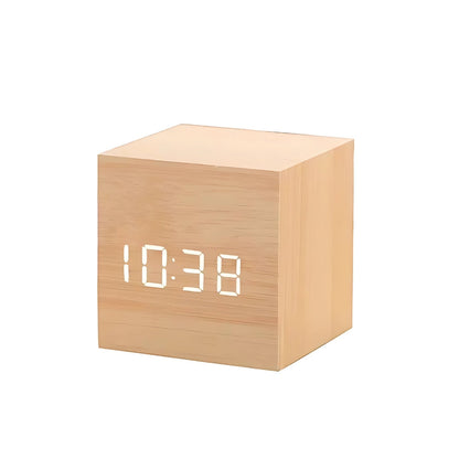 Alarm Clock LED Time & Temperature 3 Programmable Alarms