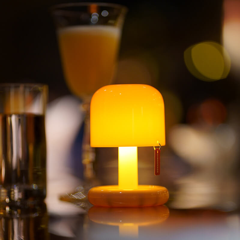 Ambient Night Light Warm Sunset USB Rechargeable 12-Hour Runtime
