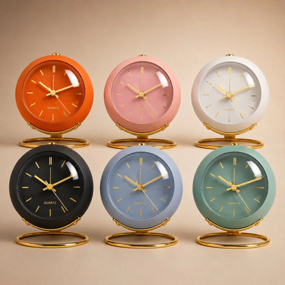 Analogue Alarm Clock Silent Sweep Luminous Hands