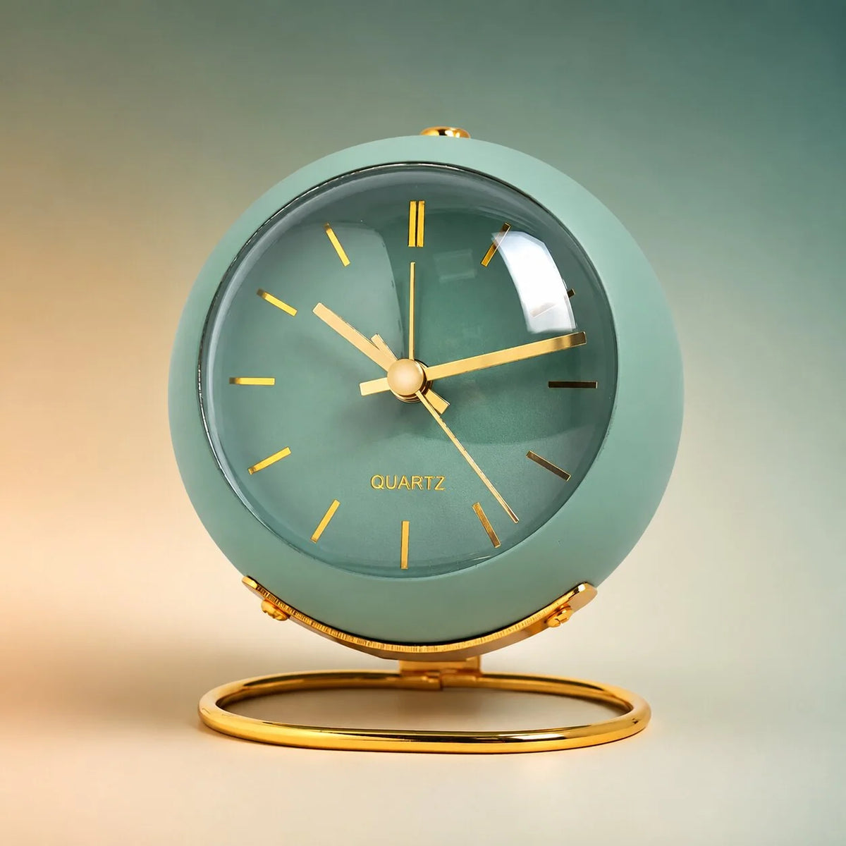 Analogue Alarm Clock Silent Sweep Luminous Hands