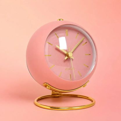Analogue Alarm Clock Silent Sweep Luminous Hands