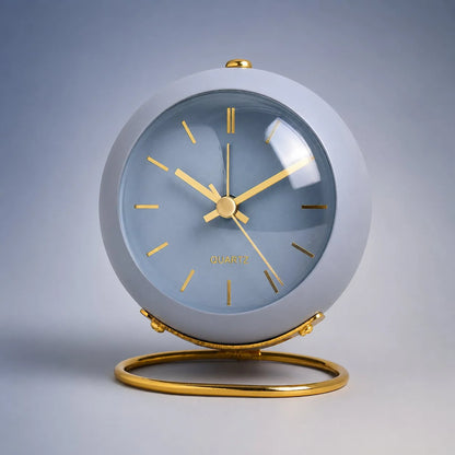 Analogue Alarm Clock Silent Sweep Luminous Hands