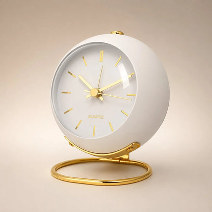 Analogue Alarm Clock Silent Sweep Luminous Hands