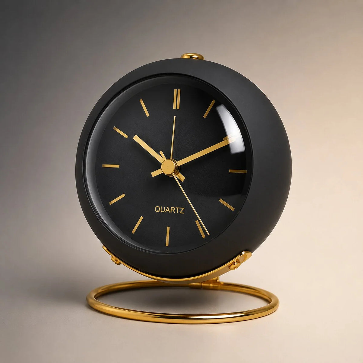 Analogue Alarm Clock Silent Sweep Luminous Hands