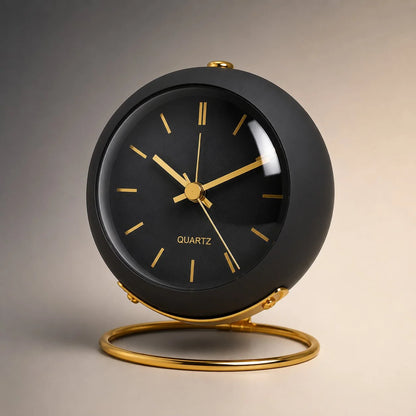 Analogue Alarm Clock Silent Sweep Luminous Hands