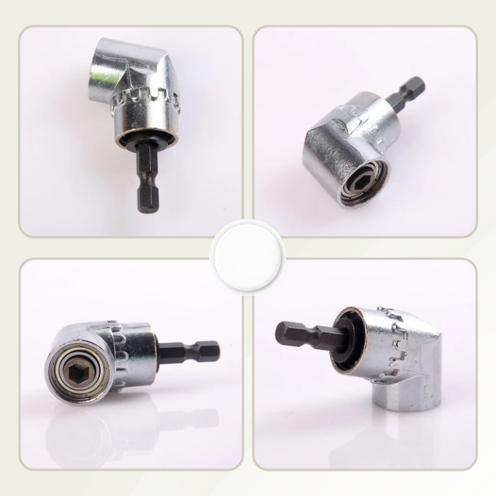 Angle Drill Attachment 105° Magnetic 1/4 Inch Hex
