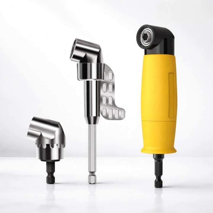 Angle Drill Attachment 105° Magnetic 1/4 Inch Hex