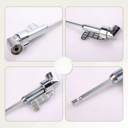 Angle Drill Attachment 105° Magnetic 1/4 Inch Hex