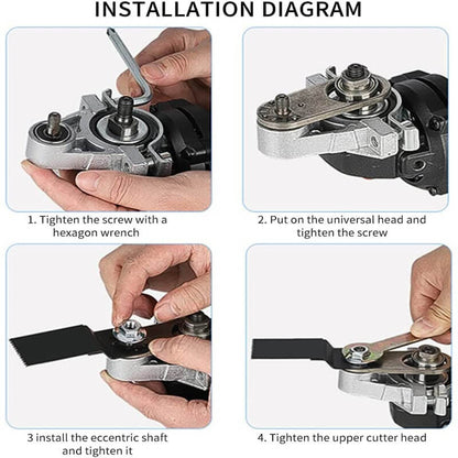 Angle Grinder Adapter Tool-Free Quick-Change M10 & M14