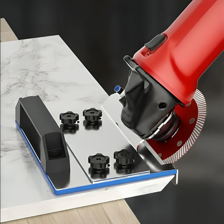 Angle Grinder Guide 45° Chamfer Quick-Clamp Stainless Steel