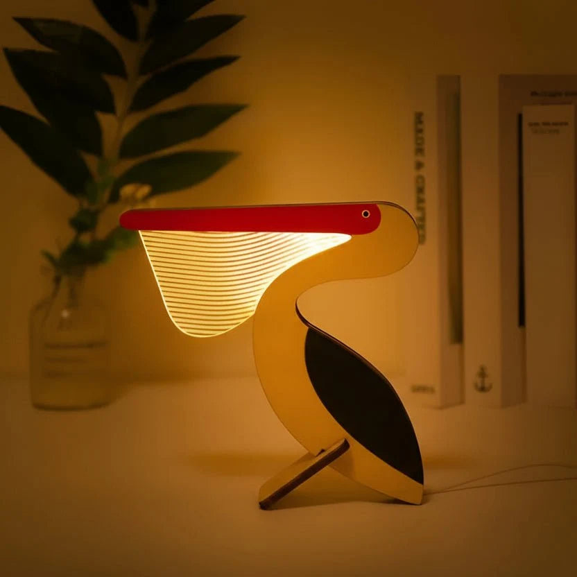Animal Night Light Wooden USB LED