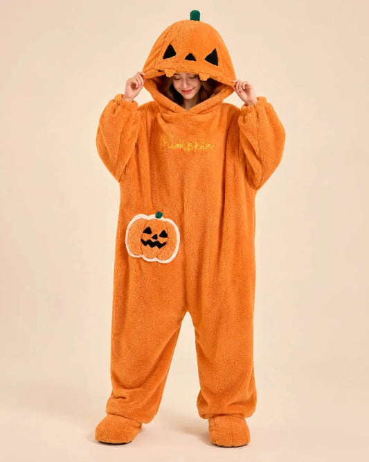 Animal Onesie Full-Body Loungewear Four Designs