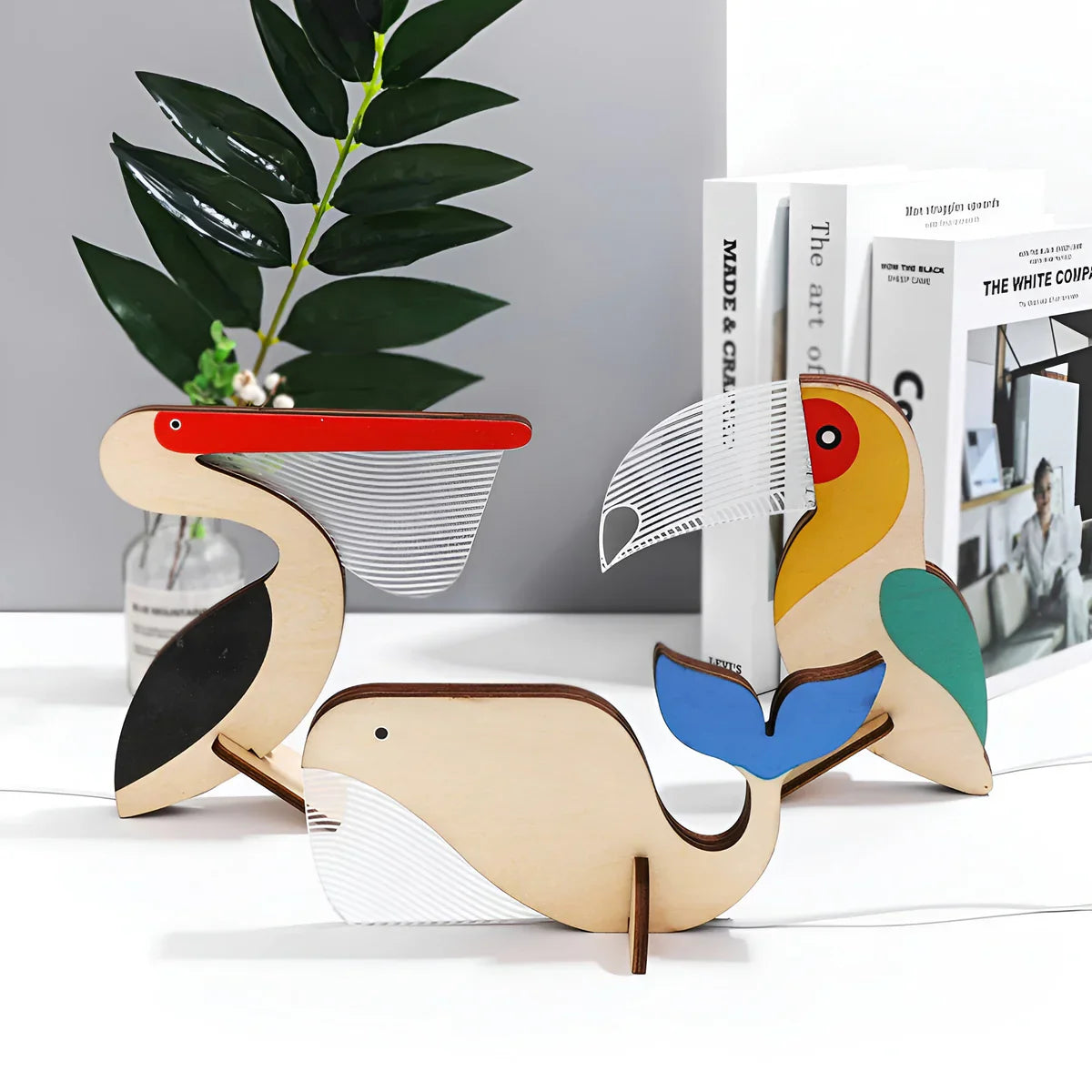 Animal Table Lamp Warm LED USB Touch Switch
