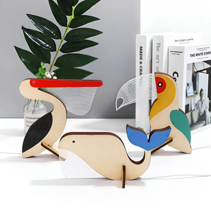 Animal Table Lamp Warm LED USB Touch Switch