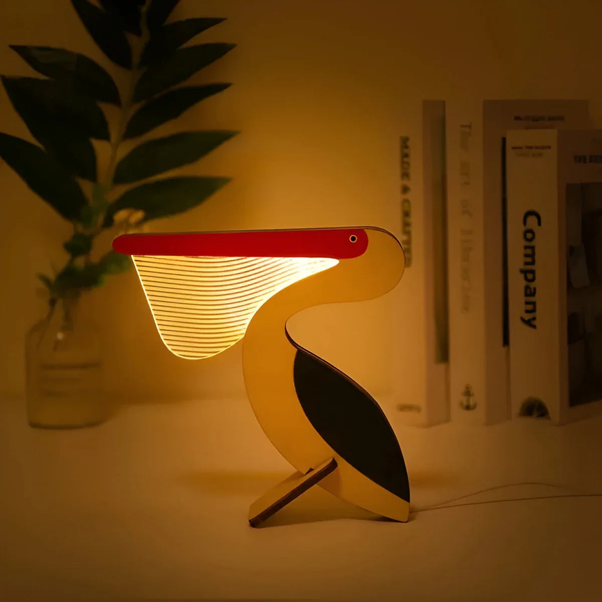 Animal Table Lamp Warm LED USB Touch Switch