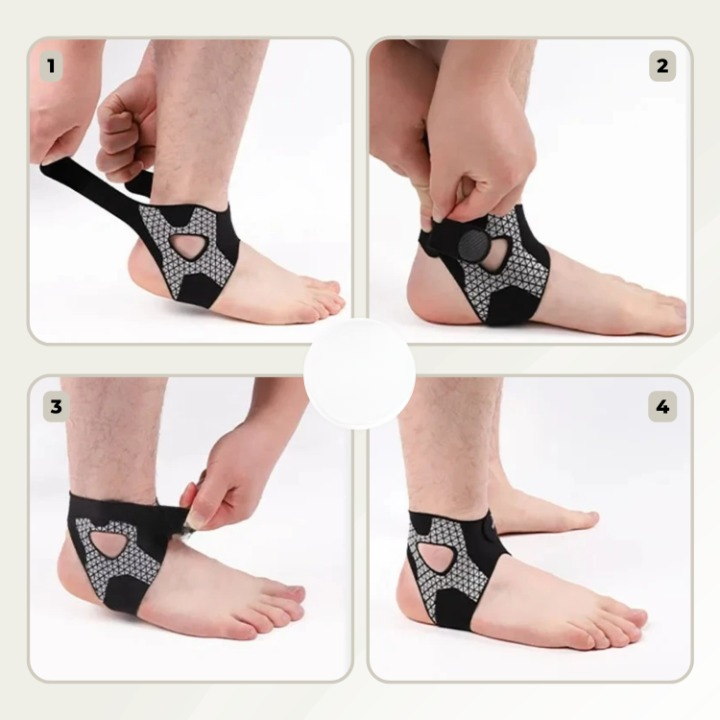 Ankle Brace Tech-Flex Shell Breathable Adjustable Velcro