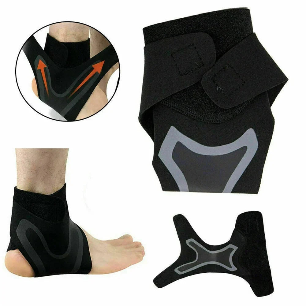 Ankle Compression Brace Adjustable Neoprene Support