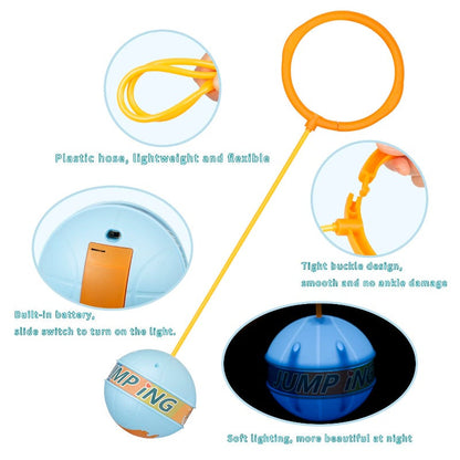 Ankle Jump Rope LED Light Integrated Battery Secure Fit