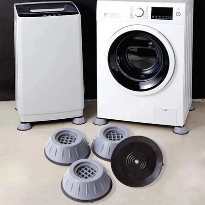 Anti-Vibration Pads Shock-Absorbing Rubber 8-Piece Set