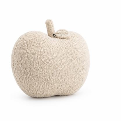Apple-Shaped Throw Pillow (Machine-Washable)