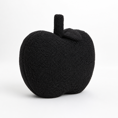 Apple-Shaped Throw Pillow (Machine-Washable)