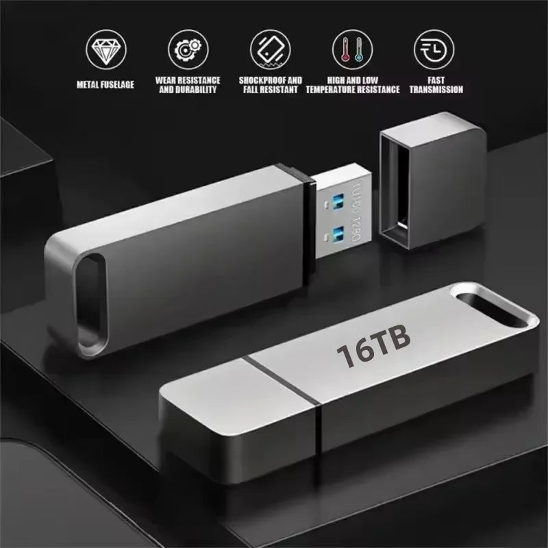 AquaGuard 16TB Durable USB Drive for Maximum Protection