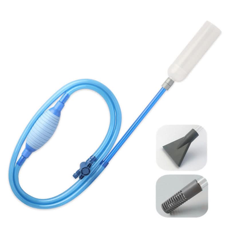 Aquarium Siphon Adjustable Flow Protective Net & Attachments
