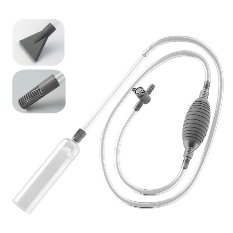 Aquarium Siphon Adjustable Flow Protective Net & Attachments