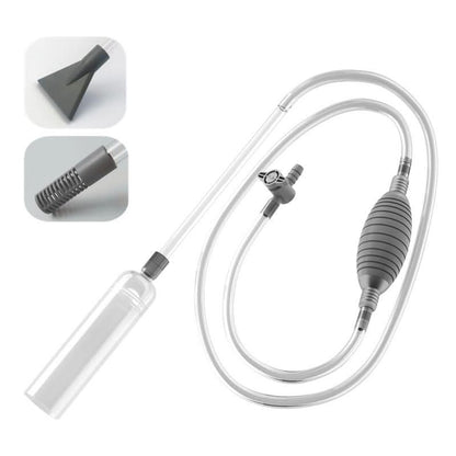 Aquarium Siphon Adjustable Flow Protective Net & Attachments