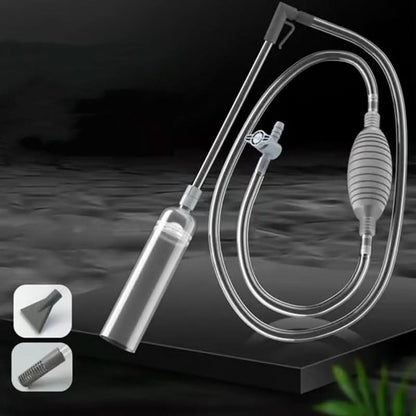Aquarium Siphon Adjustable Flow Protective Net & Attachments