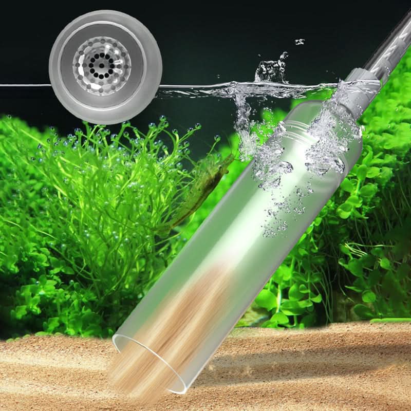Aquarium Siphon Adjustable Flow Protective Net & Attachments