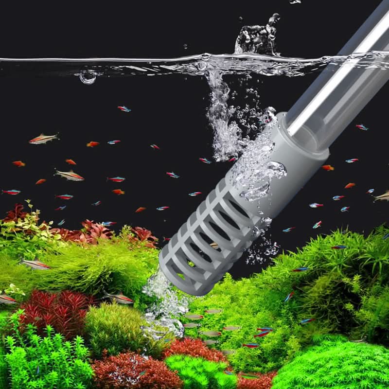 Aquarium Siphon Adjustable Flow Protective Net & Attachments