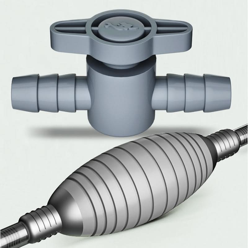 Aquarium Siphon Adjustable Flow Protective Net & Attachments