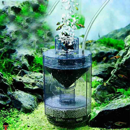 Aquarium Waste Collector 3-In-1 Filter & Oxygenator