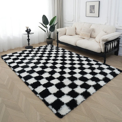 Area Rug Plush Soft Fibers Non-Slip Backing