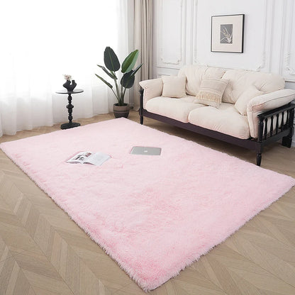 Area Rug Plush Soft Fibers Non-Slip Backing