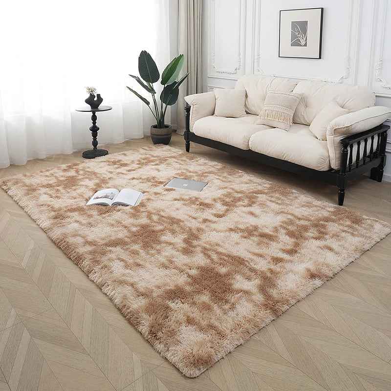 Area Rug Plush Soft Fibers Non-Slip Backing