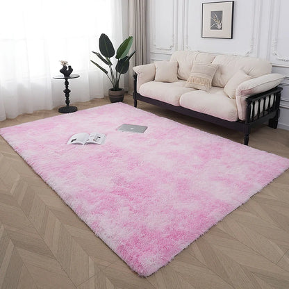 Area Rug Plush Soft Fibers Non-Slip Backing