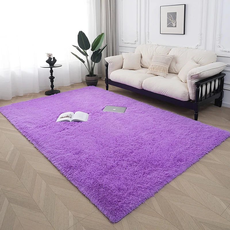 Area Rug Plush Soft Fibers Non-Slip Backing