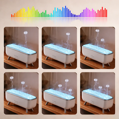 Aroma Diffuser Jellyfish Mist Color-Changing LED 300ml Remote