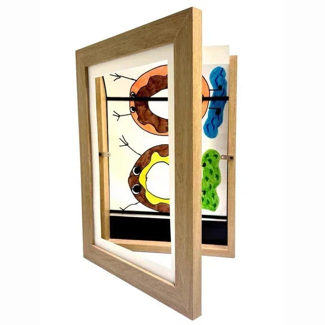 Art Display Frame Front-Opening Holds 150 Artworks