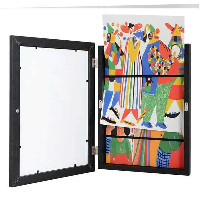 Art Display Frame Front-Opening Holds 150 Artworks