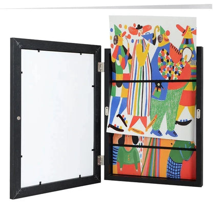 Art Display Frame Front-Opening Holds 150 Artworks