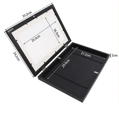 Art Display Frame Front-Opening Holds 150 Artworks