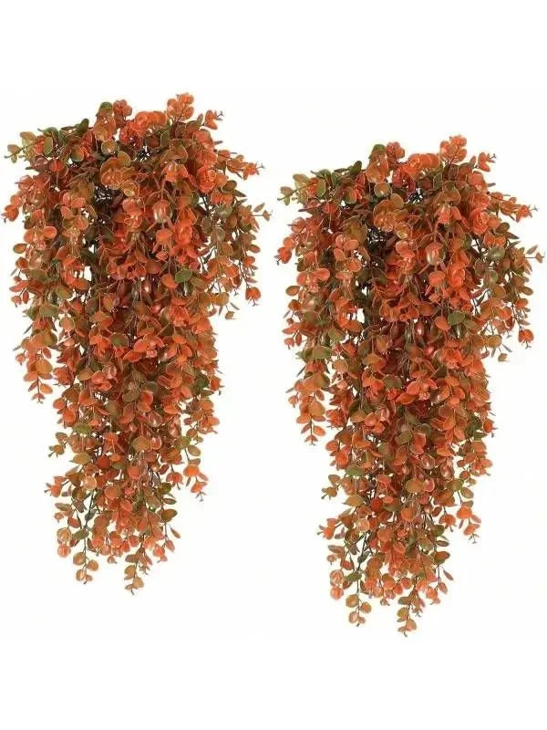 Artificial Hanging Eucalyptus UV-Resistant Set of 2