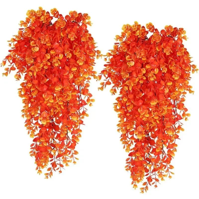 Artificial Hanging Eucalyptus UV-Resistant Set of 2